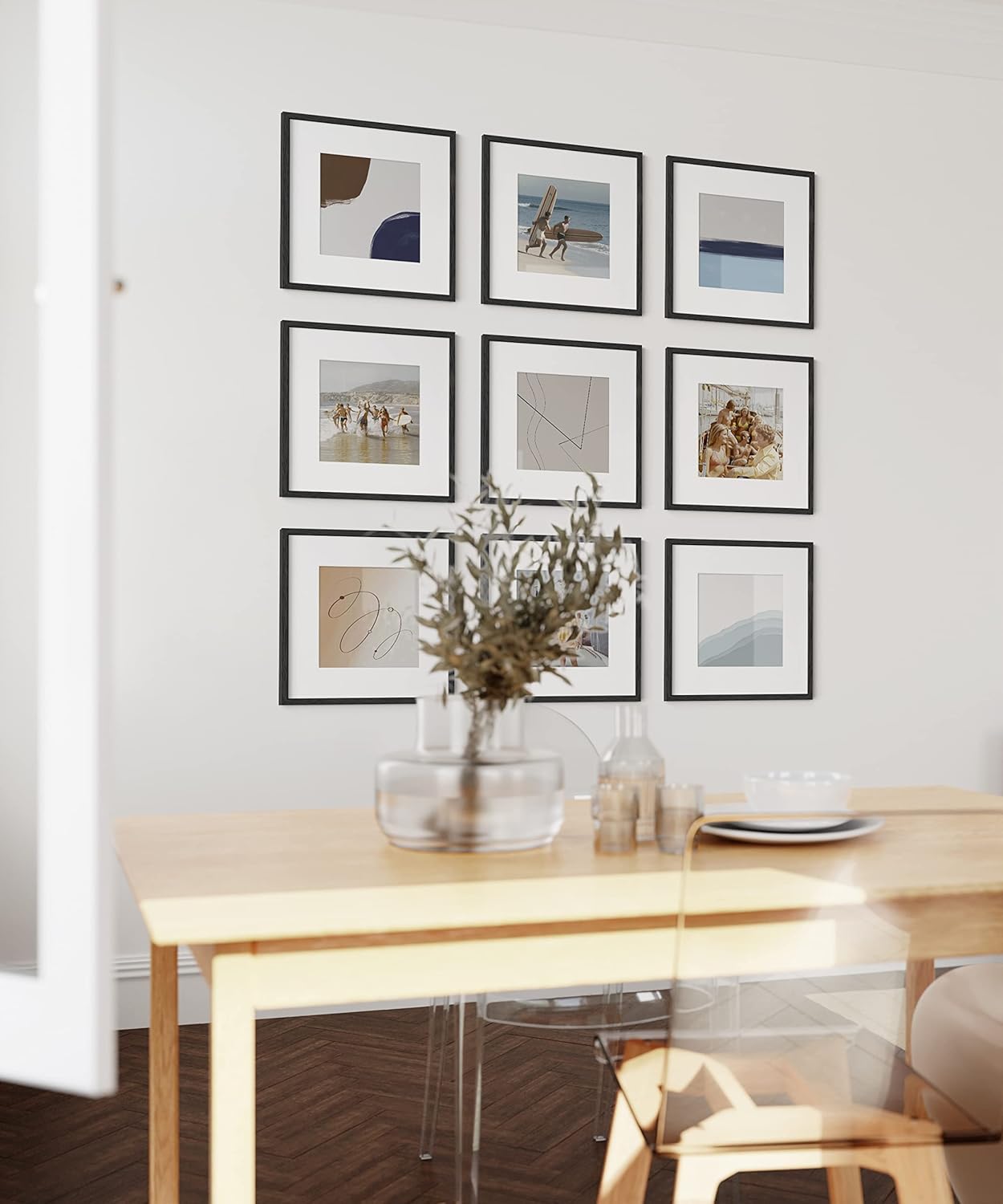 Set of 9 Gallery Frames