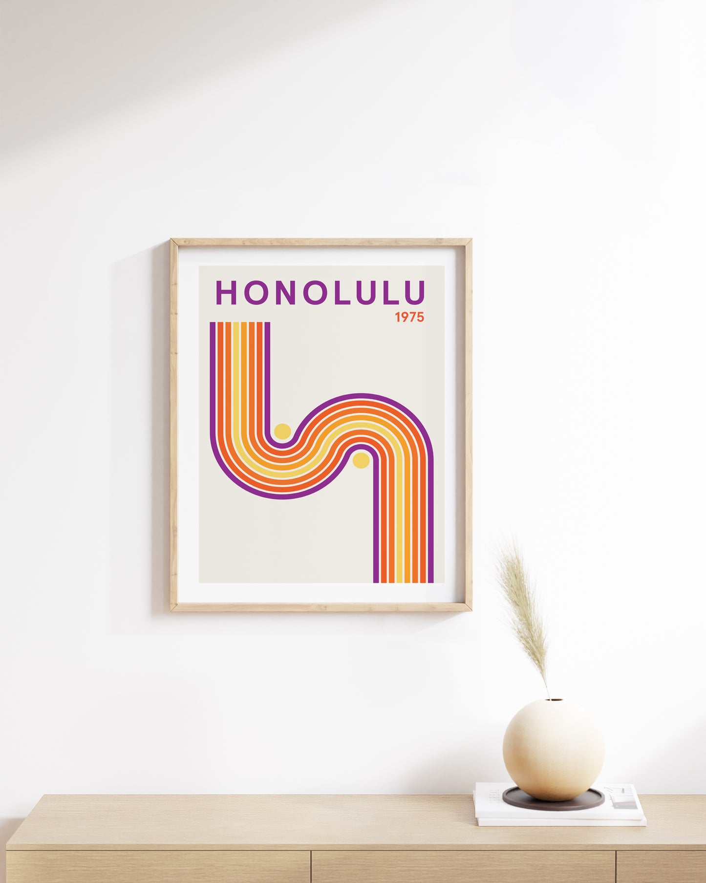 Vintage Honolulu Poster