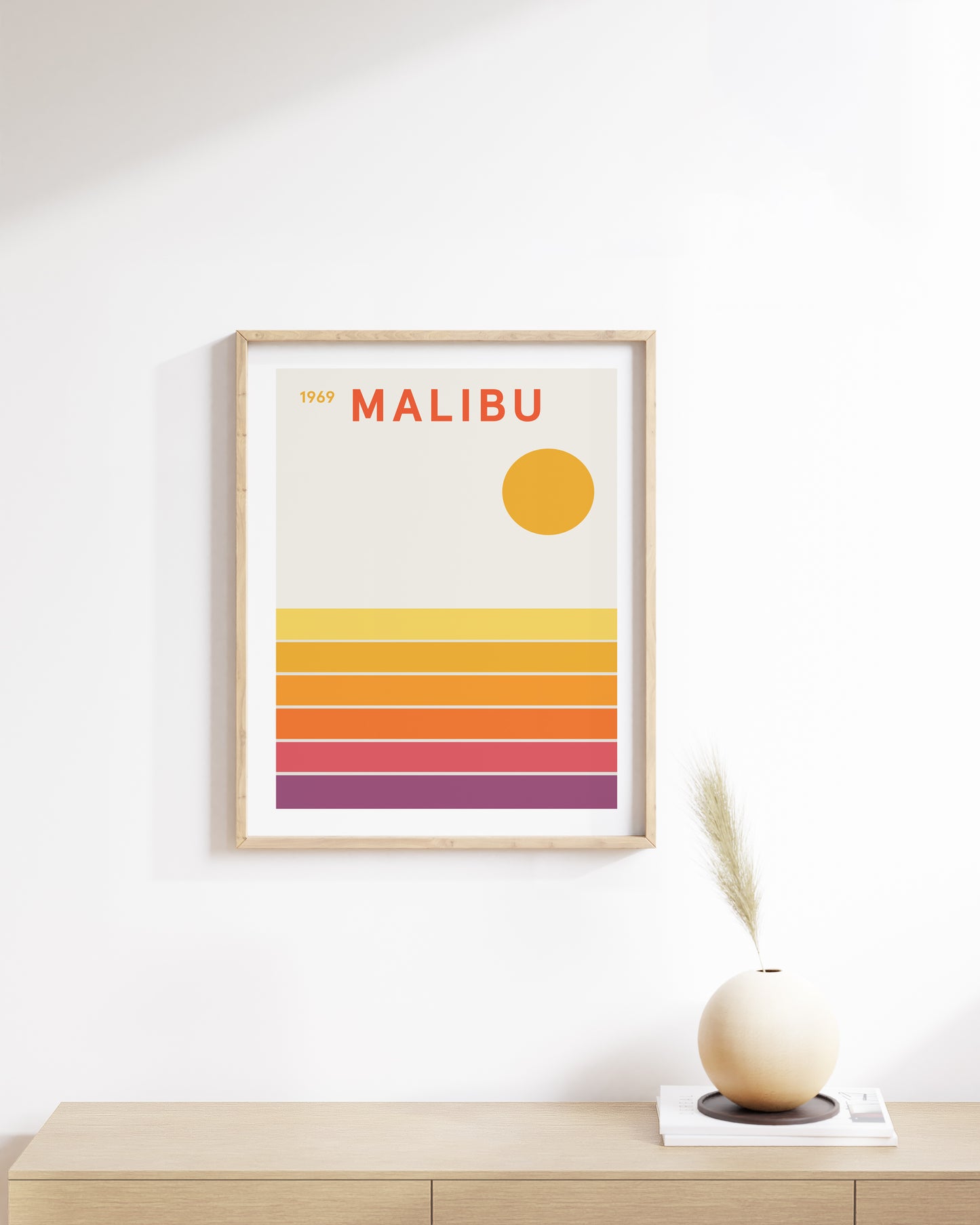 Vintage Malibu Poster