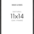 11x14 in, Set of 3, Black Oak Frame