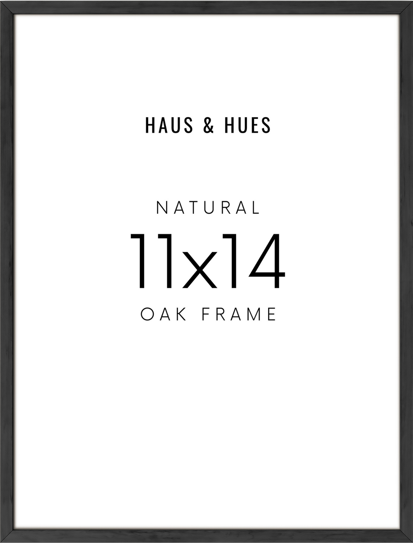 11x14 in, Set of 3, Black Oak Frame