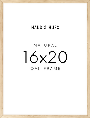  HAUS AND HUES 16x20 Black Oak Wood Frames Set of 6-16x20  Picture Frames for Wall, 16x20 Black Picture Frame, Poster Frame 16x20  Frames for Wall, 16x20 Poster Frame Black, Canvas