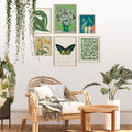 Green Gallery Wall