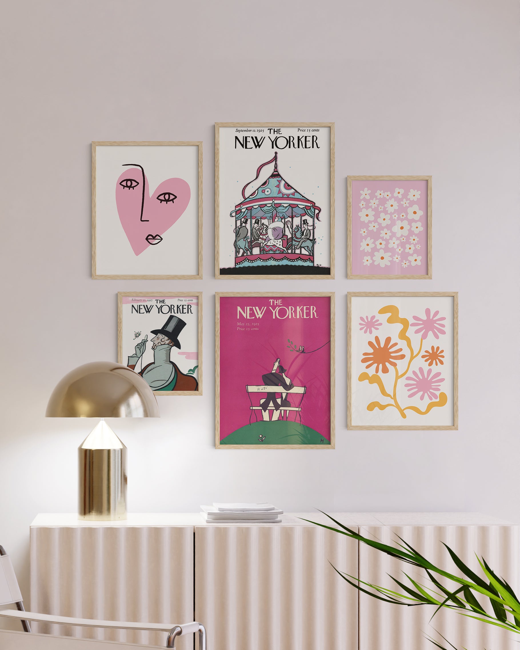 New Yorker Gallery Wall – Haus and Hues