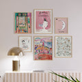 Pink Classics Gallery Wall