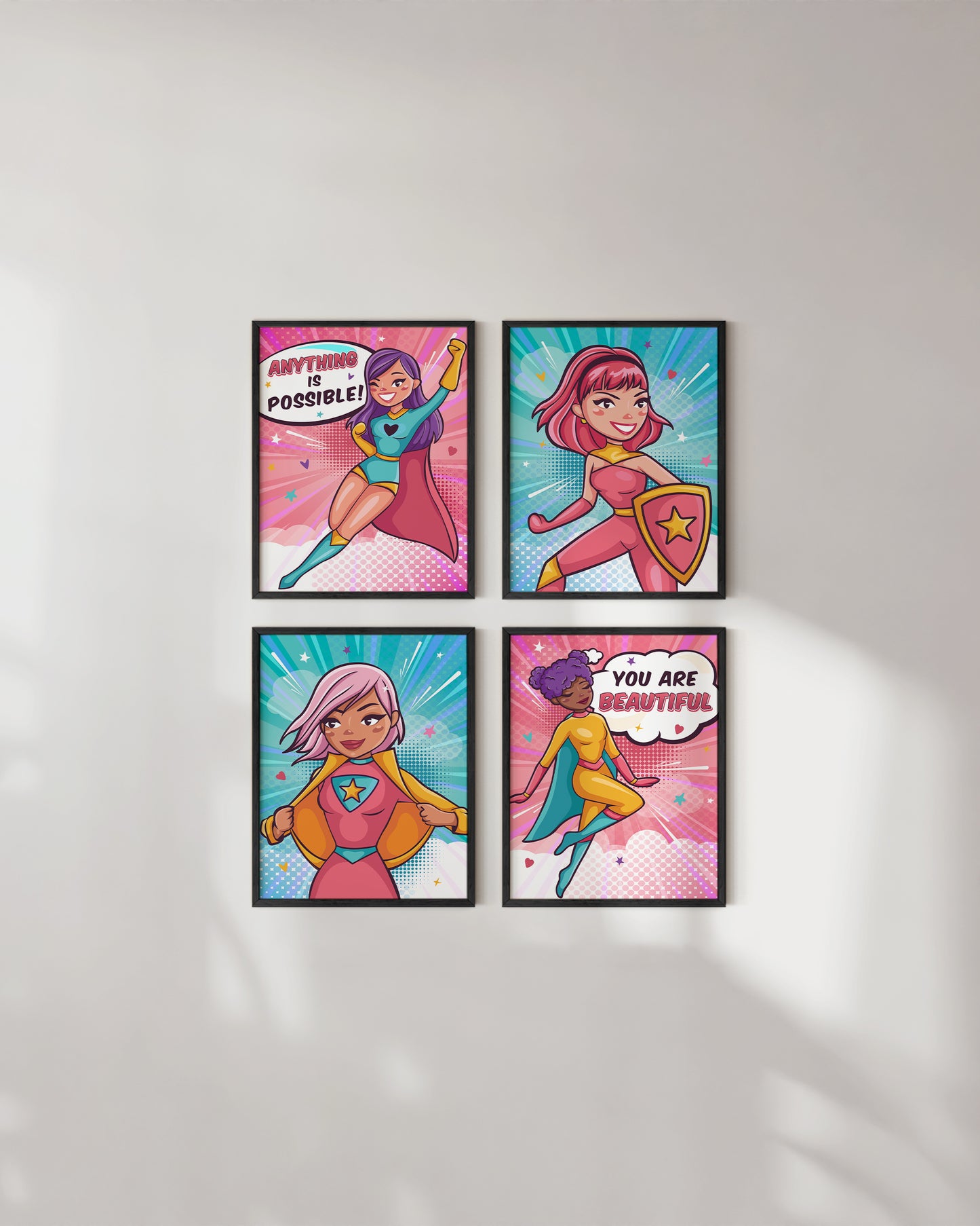Supergirl Inspirational Print Set