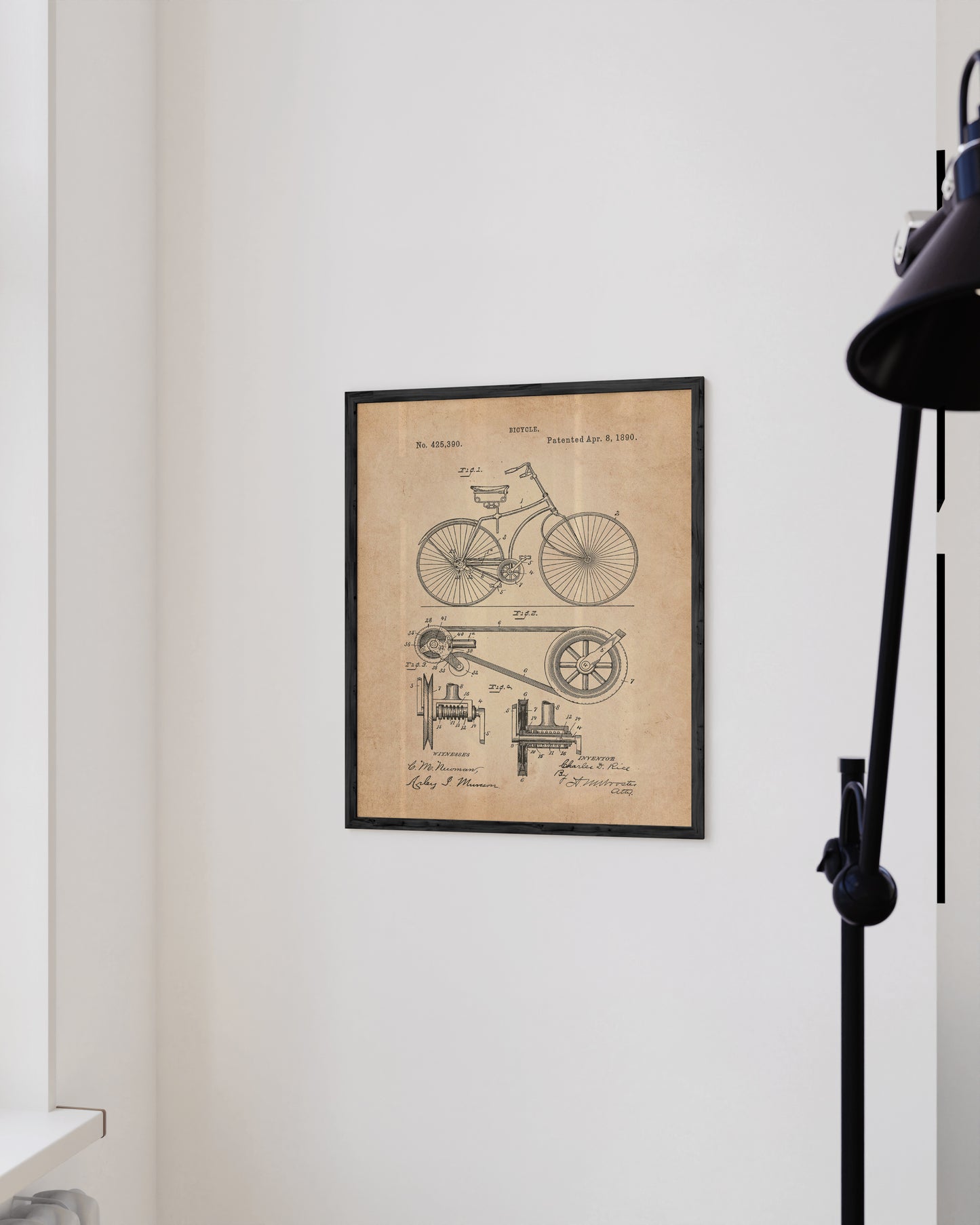 Vintage Bicycle Patent