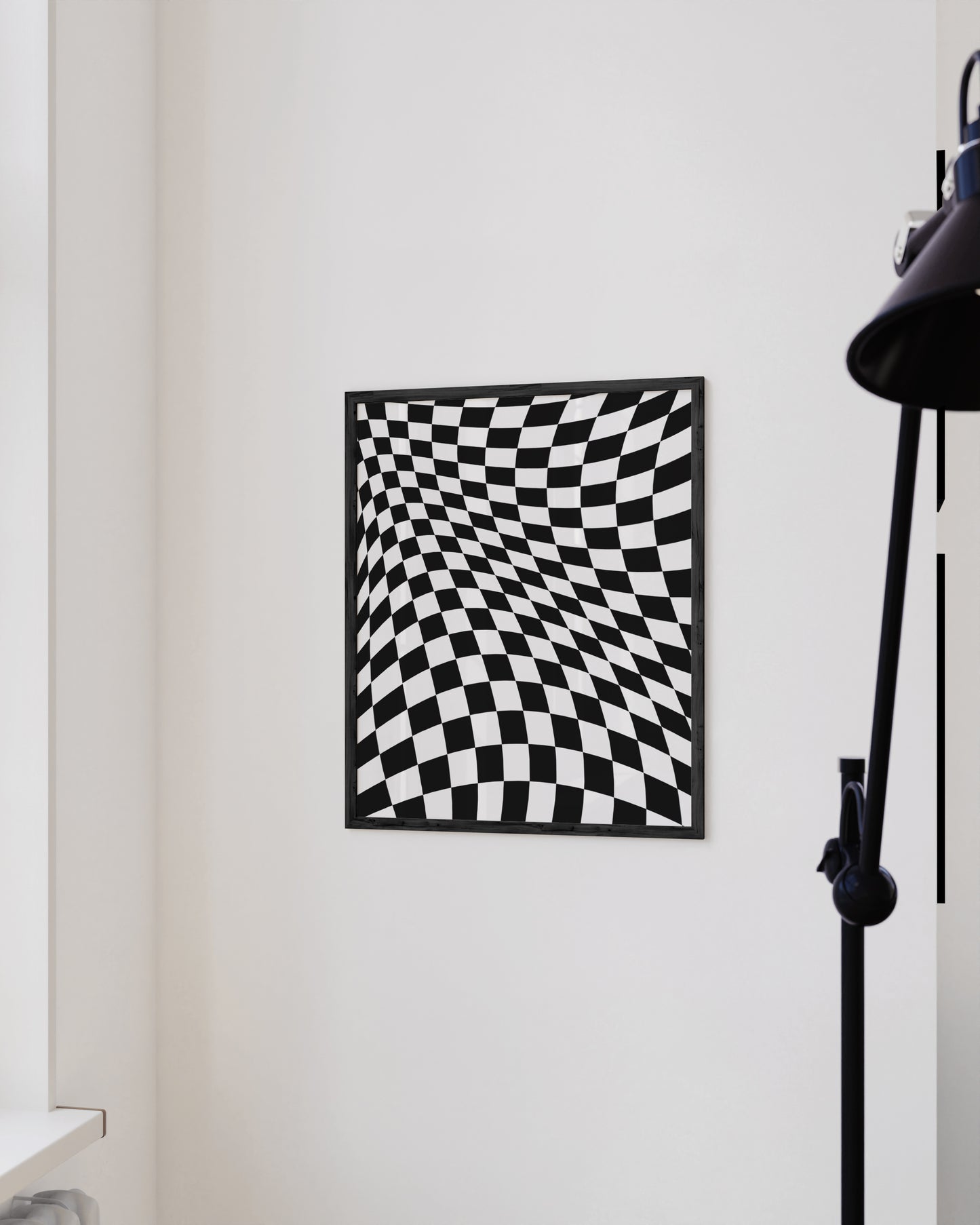 Wavy checkerboard