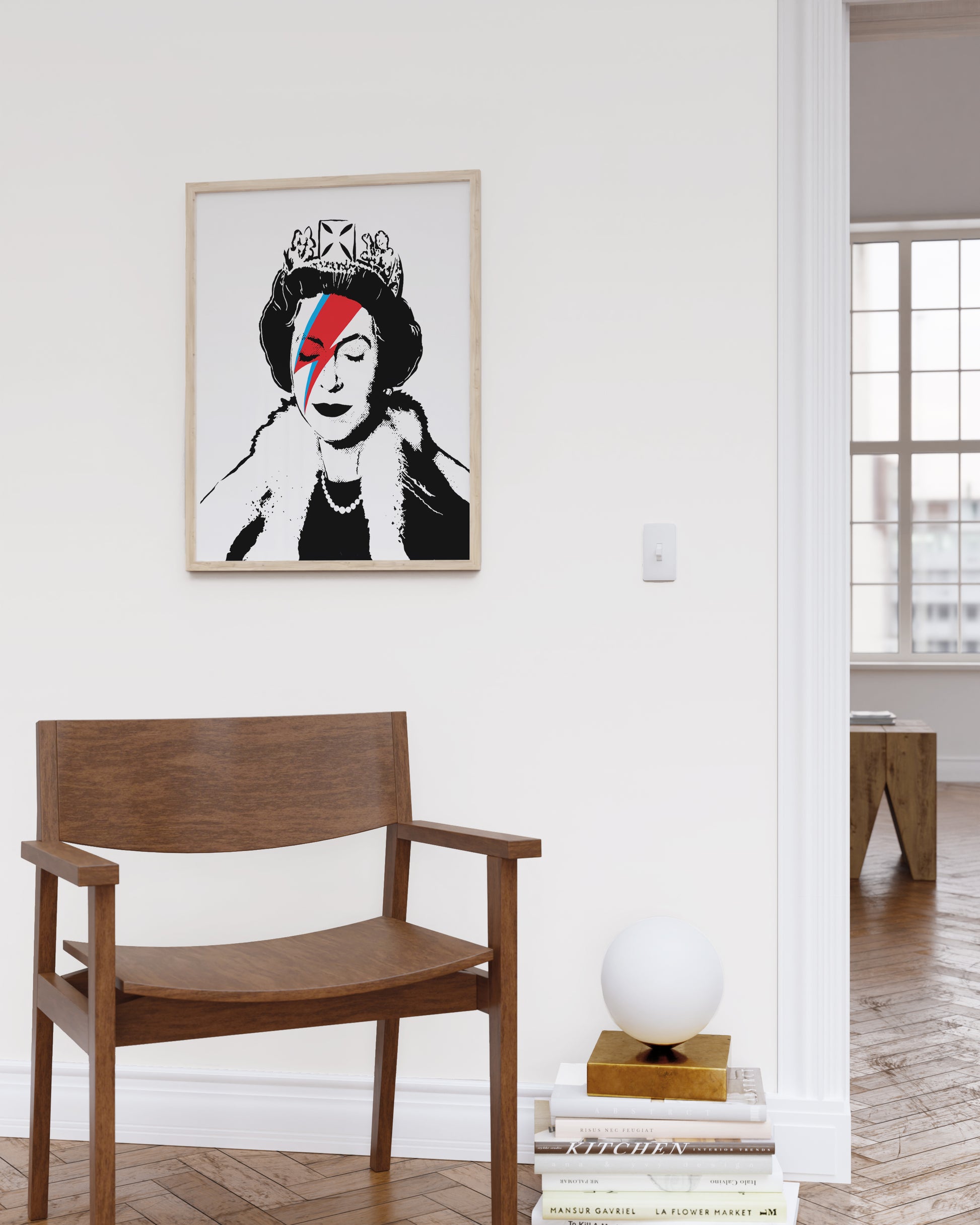 Banksy queen bowie – Haus and Hues