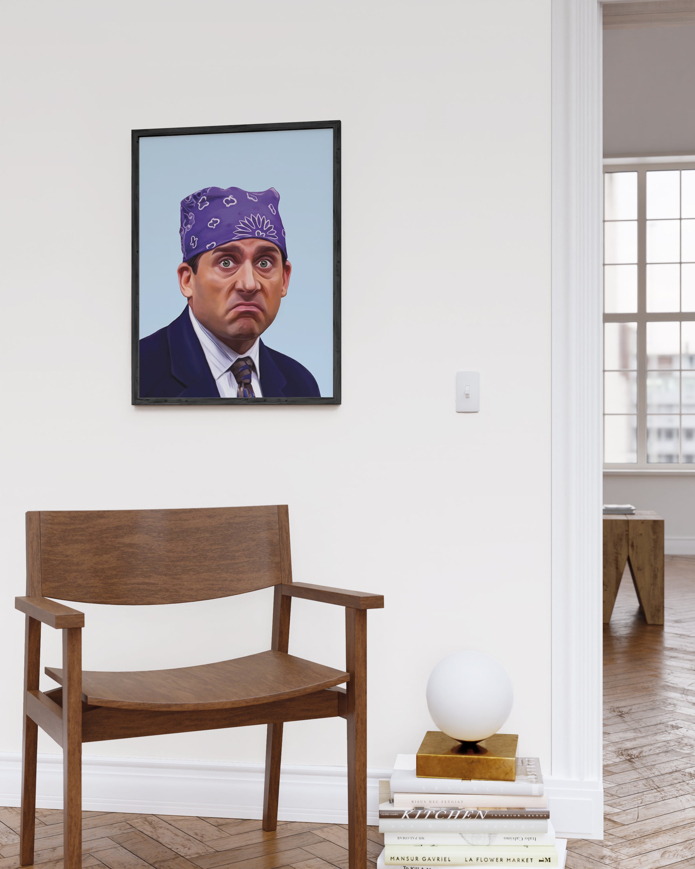 Oil painting Michael Scott- hotsell the office