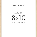 8x10 in, Set of 6, Beige Oak Frame