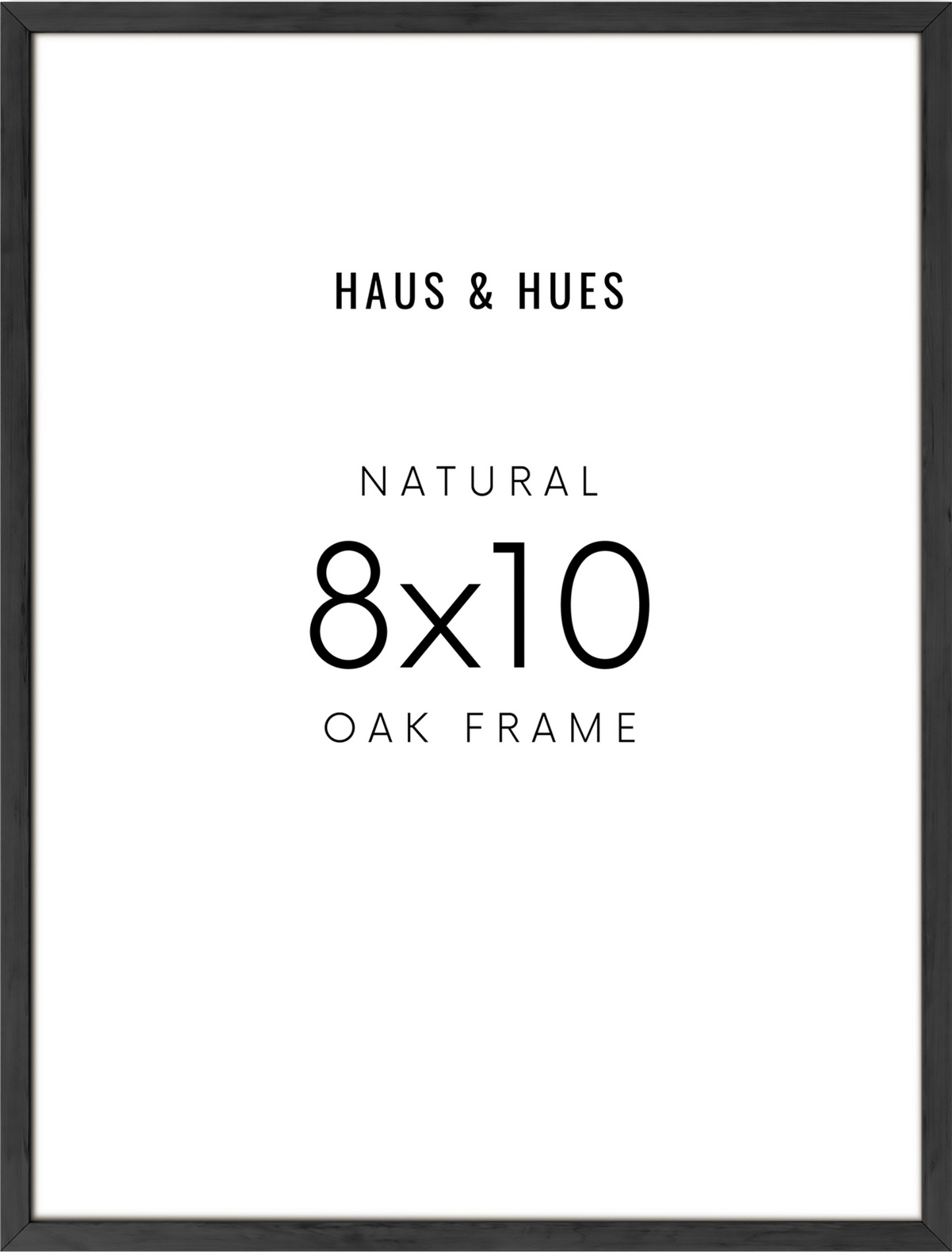 8x10 in, Set of 3, Black Oak Frame