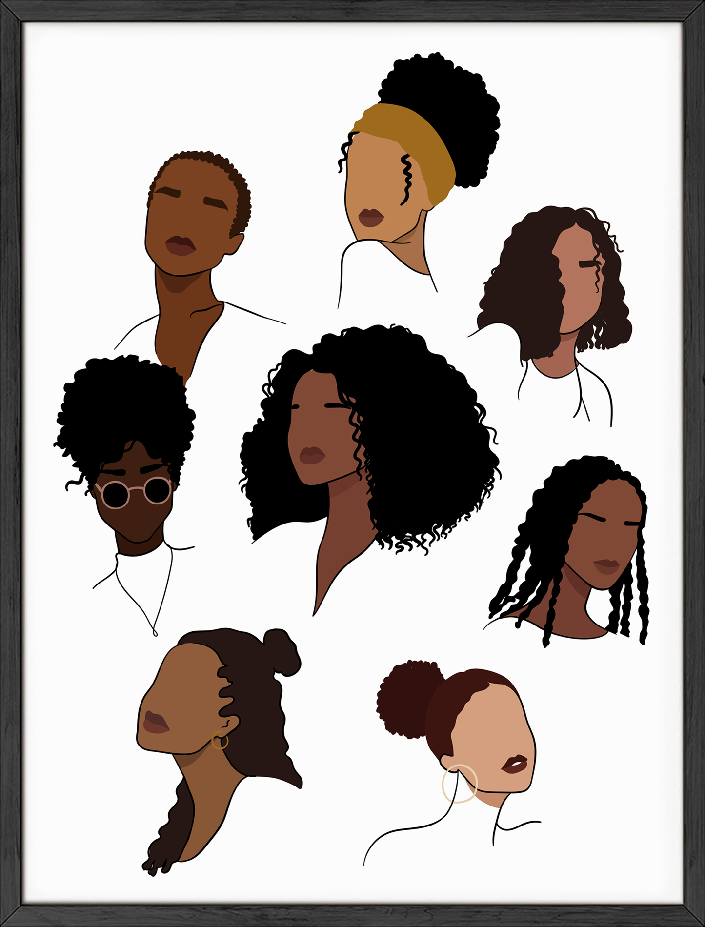 Black women collage