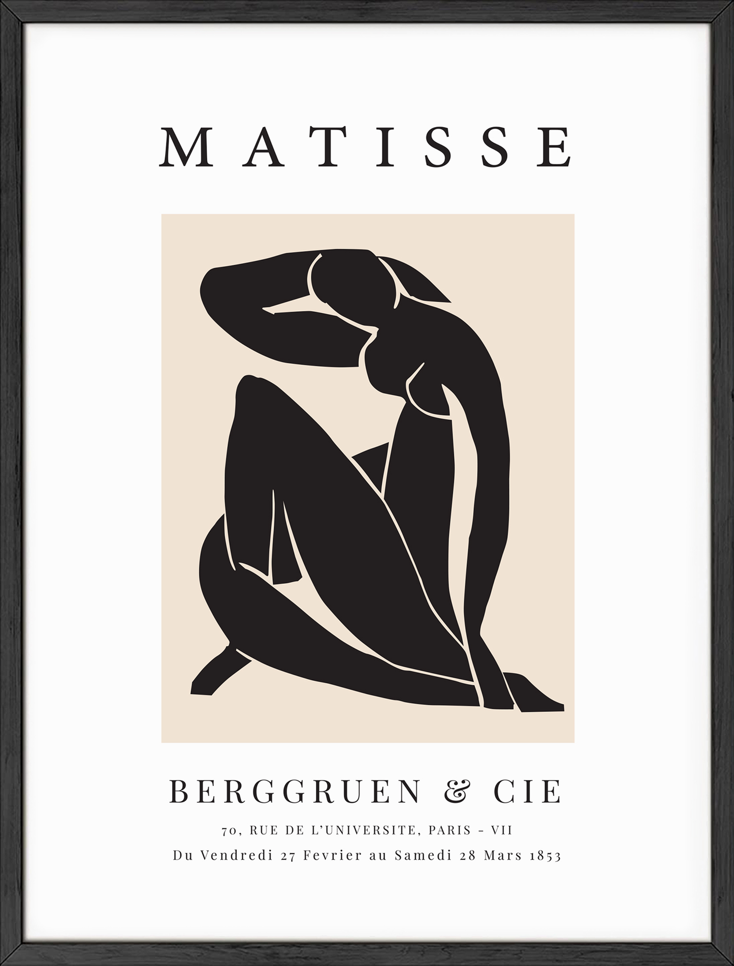 Matisse black nude