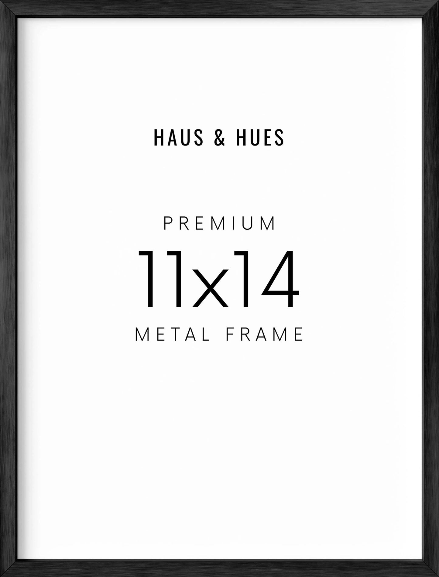 11x14 in, Set of 3, Black Aluminum