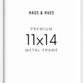 11x14 in, Set of 6, White Aluminum