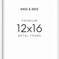 12x16 in, Set of 3, White Aluminum