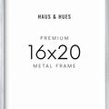 16x20 in, Individual, Silver Aluminum