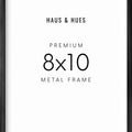 8x10 in, Set of 6, Black Aluminum