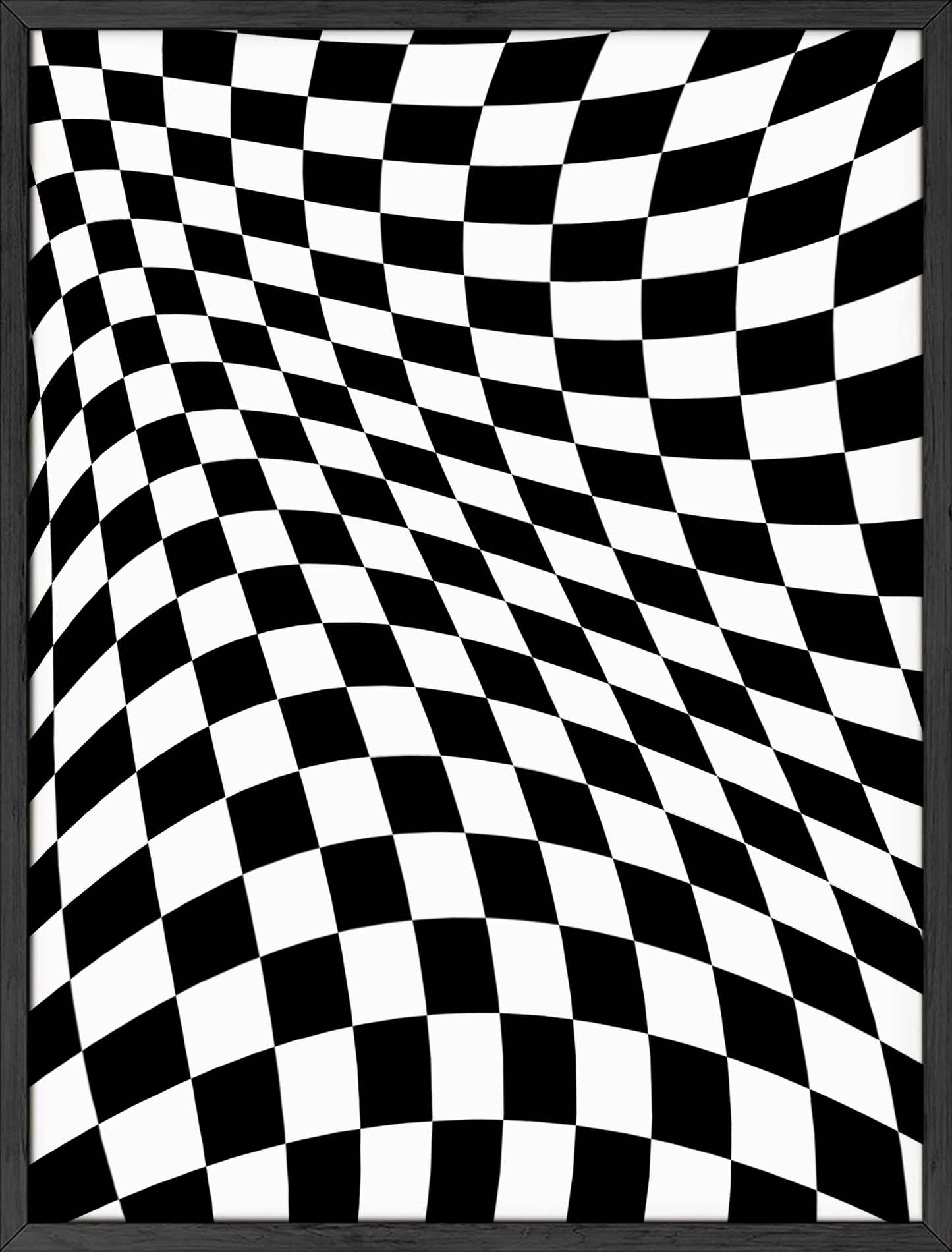 Wavy checkerboard