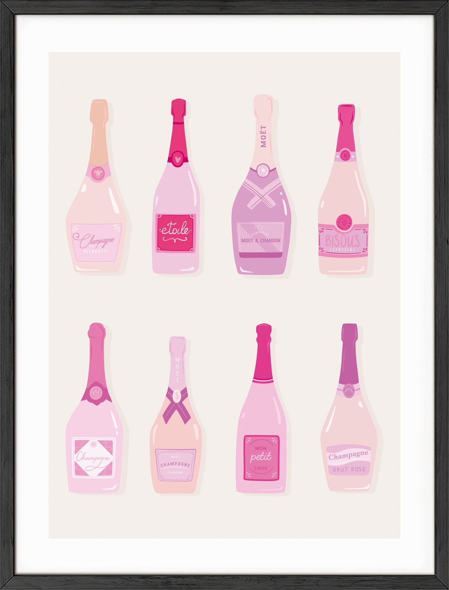 Eight champagnes