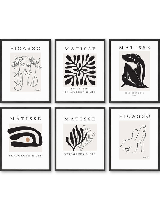 Henri Matisse Neutral Set (with titles)