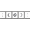 Moon Phases Set