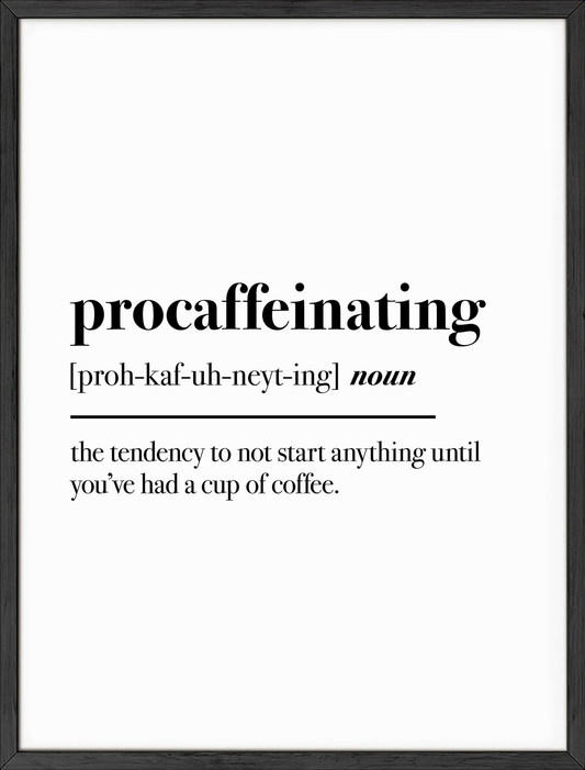 Procaffeinating definition