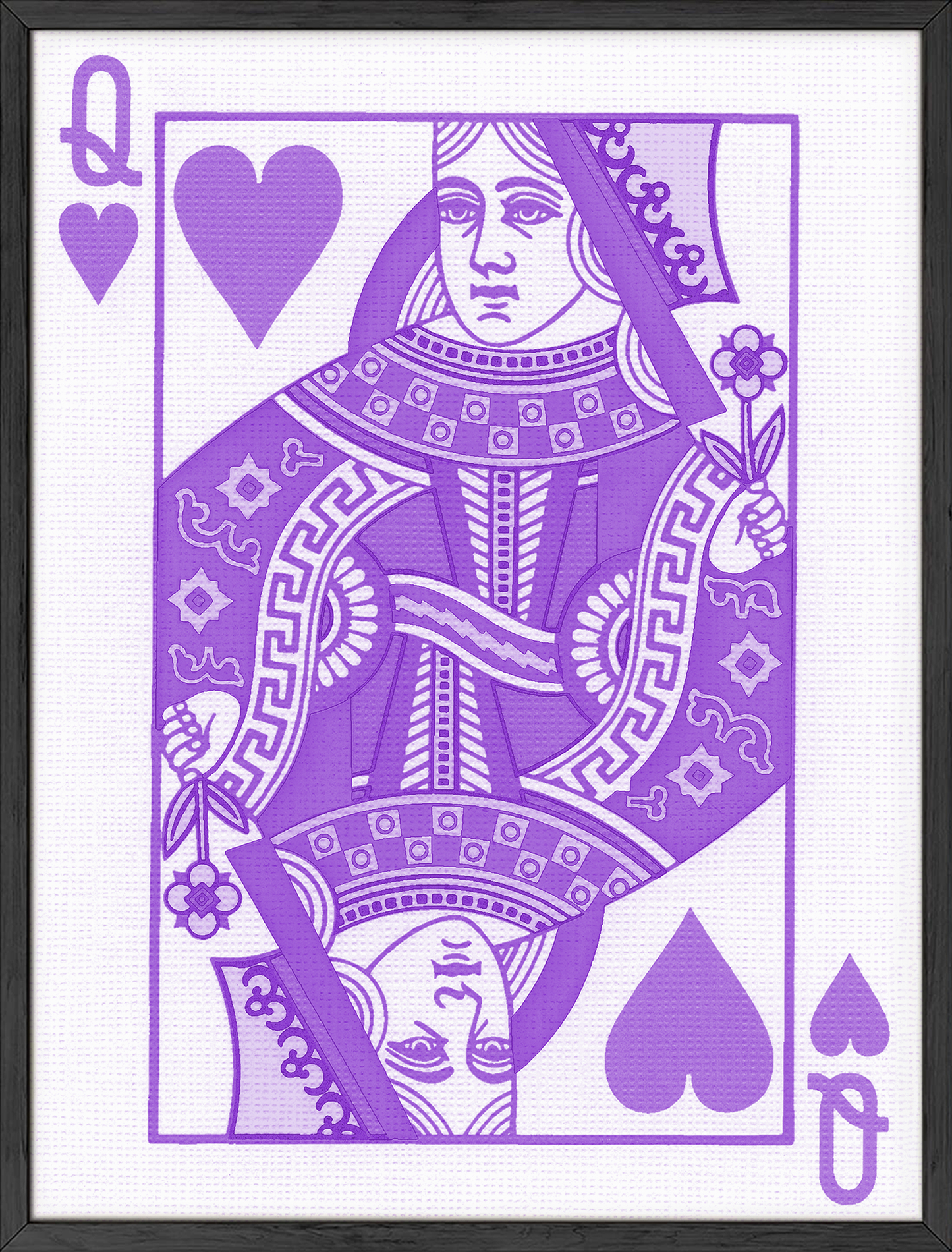 Purple queen of hearts