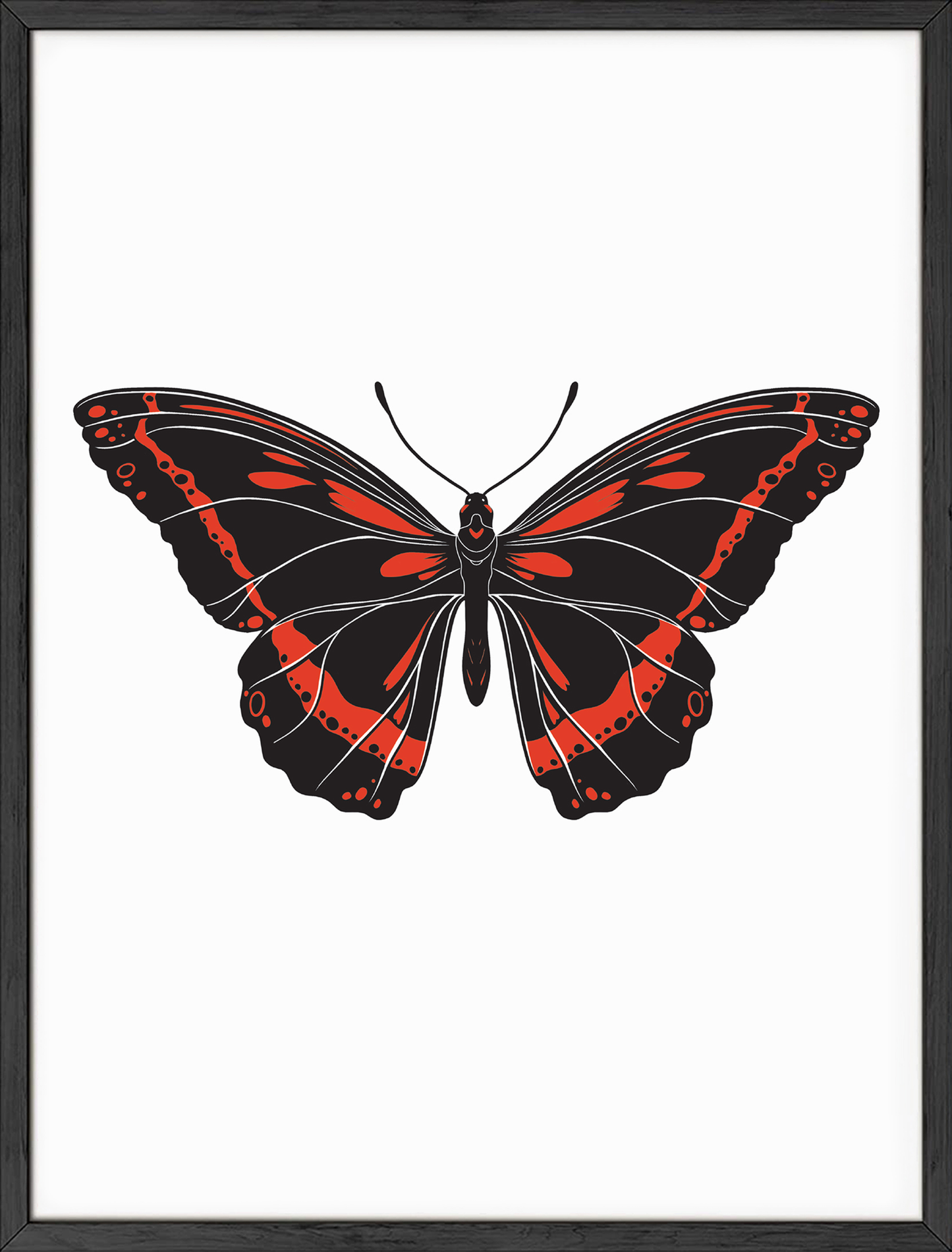 Red butterfly