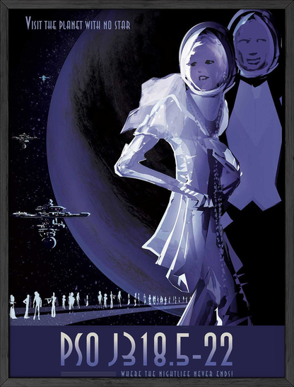 Vintage Space Poster
