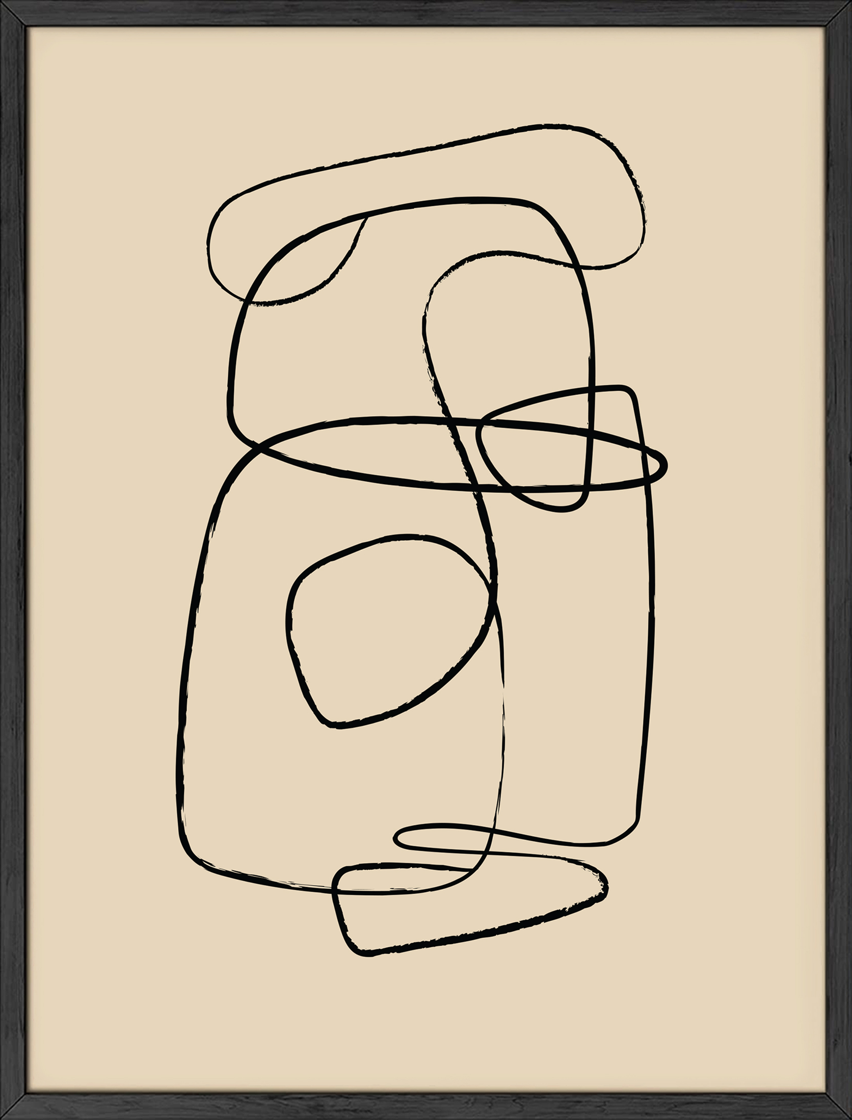 Abstract Lines Drawing
