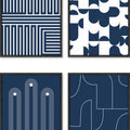 Navy abstract