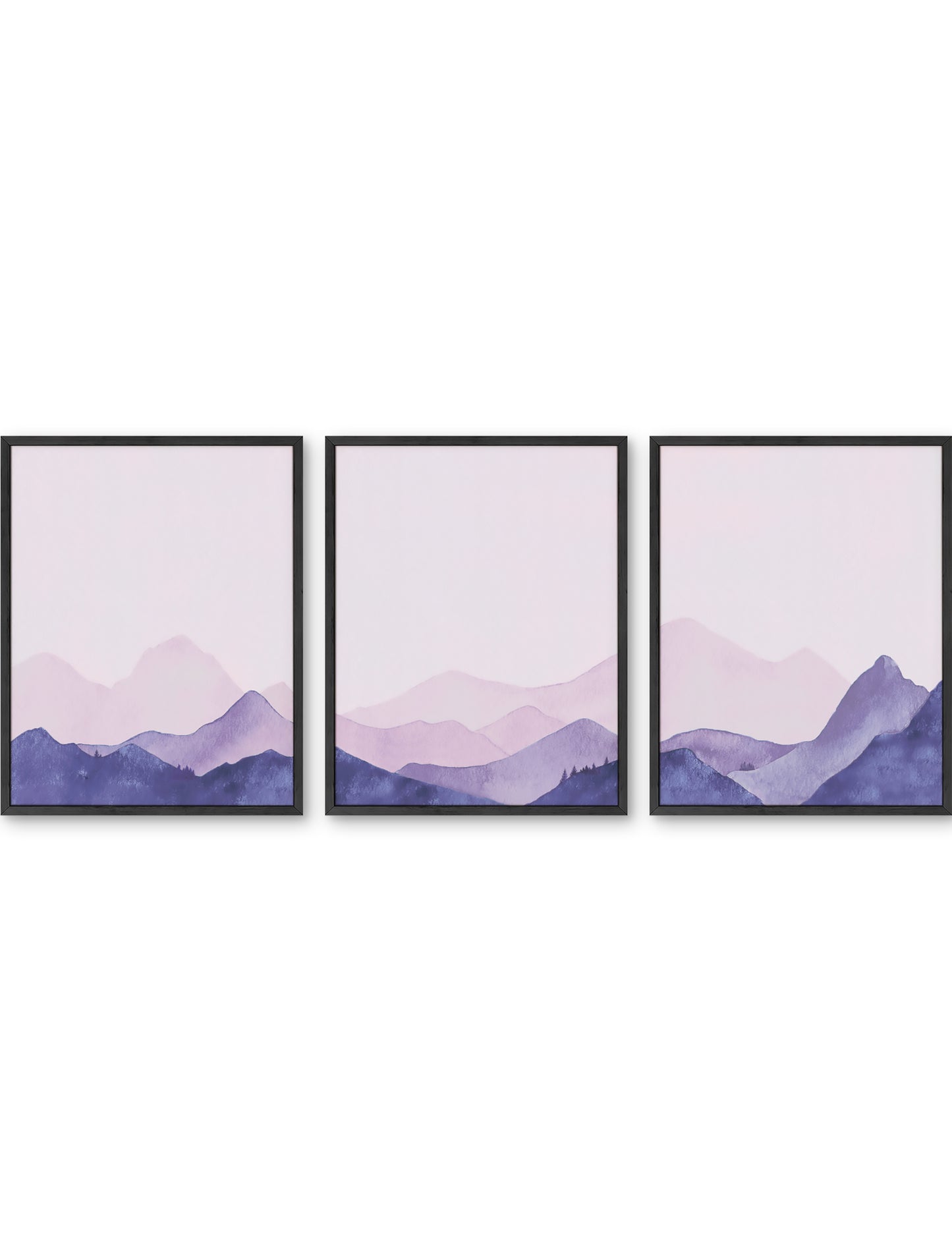 Watercolor mountain