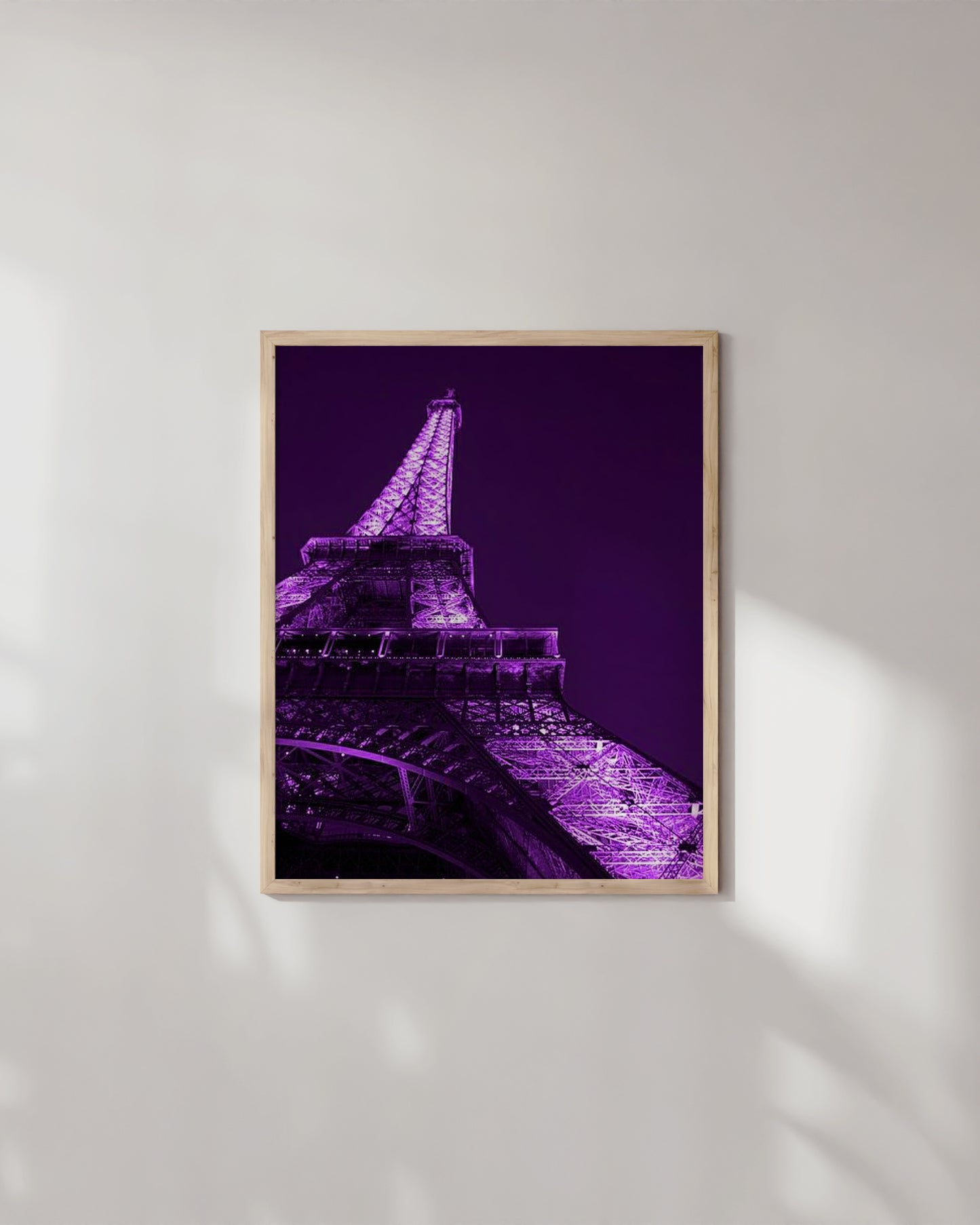 Purple eiffel tower