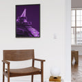 Purple eiffel tower