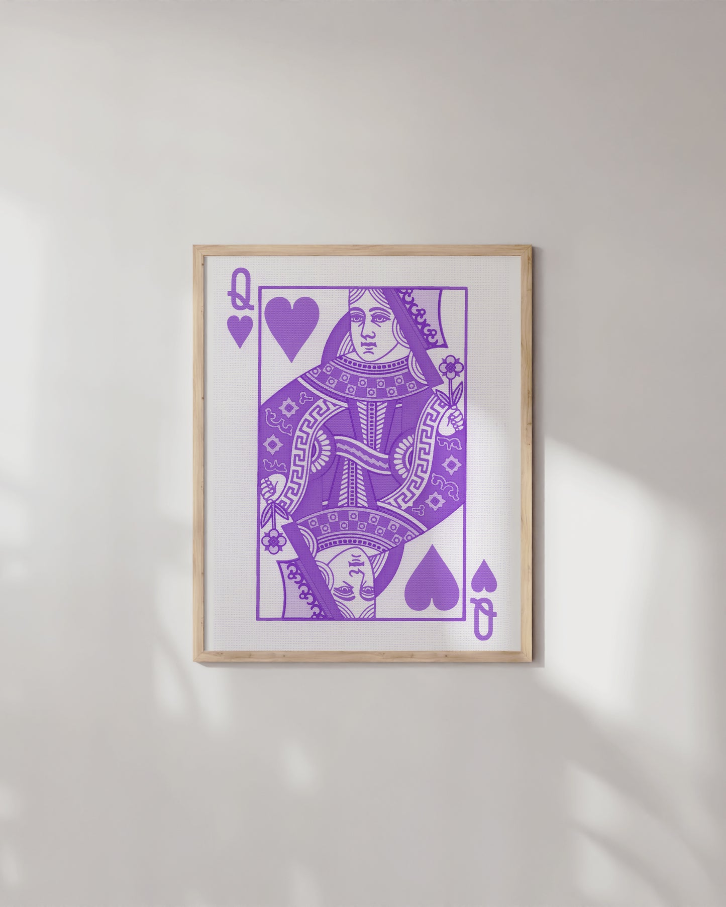 Purple queen of hearts