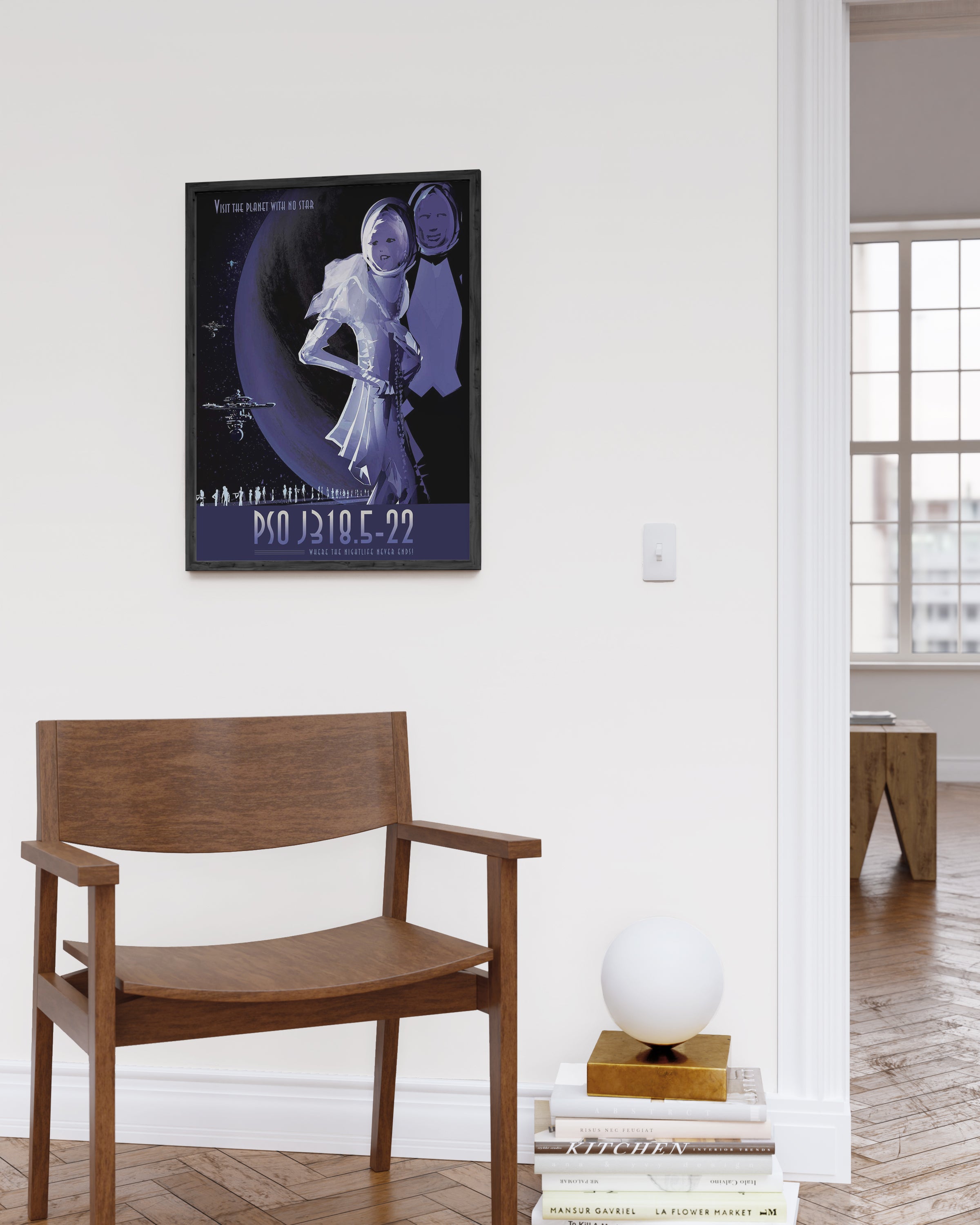 Vintage Space Poster – Haus and Hues