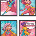 Supergirl Inspirational Print Set