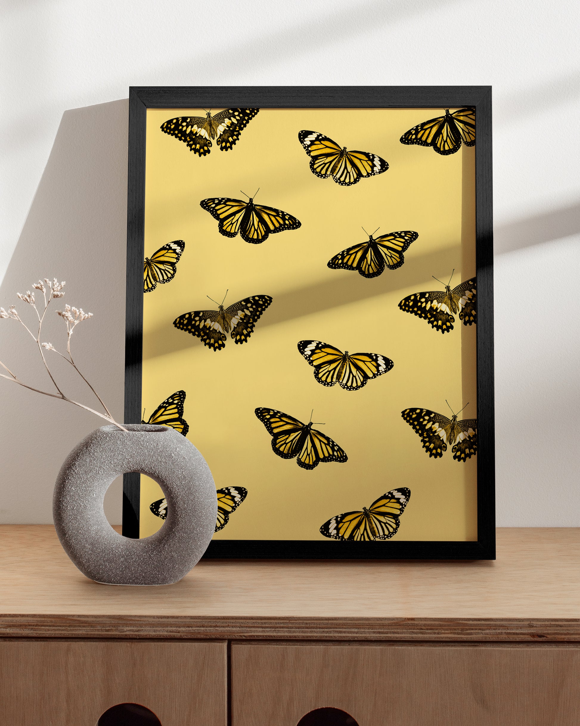Honey Bee Decor Cavallini Poster By Haus and Hues - Bee Wall Decor, (12x16)